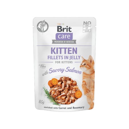 Brit Care Cat Filety v Jelly Kitten with Salmon 85g