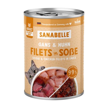 Bosch Cat Sanabelle Wet Food with Goose & Chicken 0,38 kg