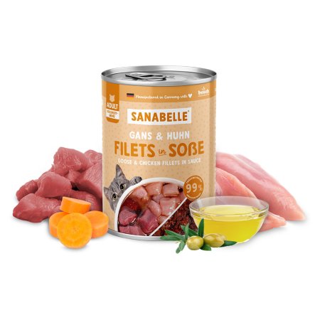 Bosch Cat Sanabelle Wet Food with Goose & Chicken 0,38 kg