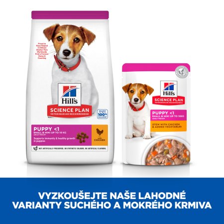 Hill’s Science Plan granule pre šteňatá malých plemien s kuracím 6 kg