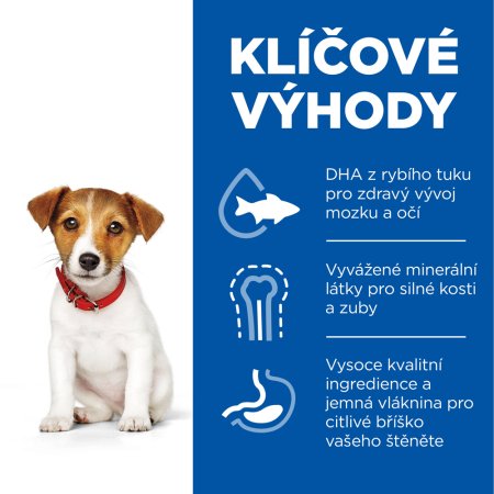 Hill’s Science Plan granule pre šteňatá malých plemien s kuracím 6 kg