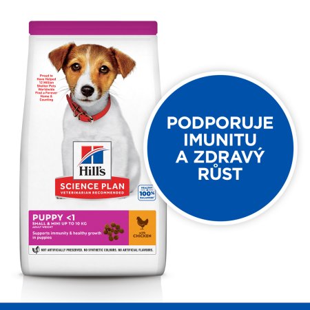 Hill’s Science Plan granule pre šteňatá malých plemien s kuracím 6 kg