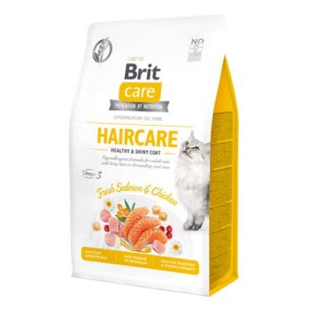 Brit Care Cat GF Haircare Healthy & Shiny Coat 0,4kg