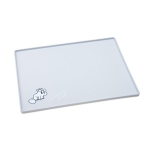 Karlie Simon's Cat Podložka pod misku pre mačky svetlo šedá 40X30X1 CM
