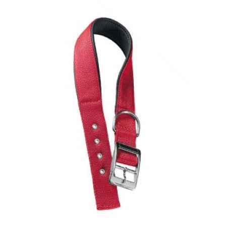 Obojok nylon DAYTONA C 53cmx25mm červený FP 1ks