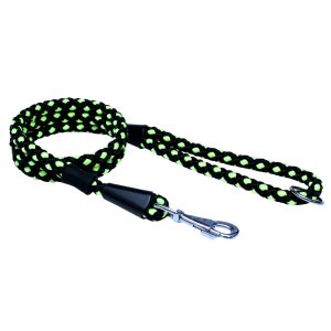 PROFIZOO Vodítko - syntetické lano (14mm x 150cm) čierno-zelená