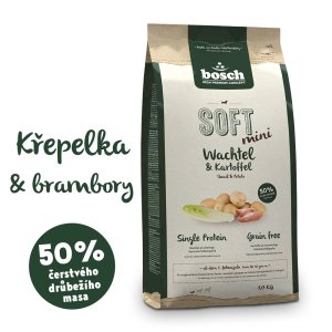 Bosch HPC SOFT Mini Quail & Potato 1 kg