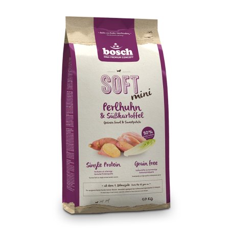 Bosch HPC SOFT Mini Guinea Fowl & Sweet Potato 1 kg