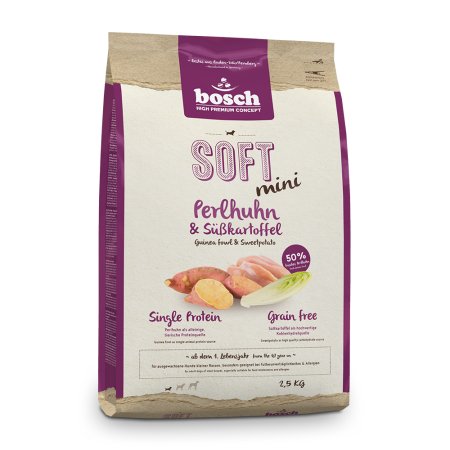 Bosch HPC SOFT Mini Guinea Fowl & Sweet Potato 2,5 kg
