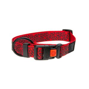 Karlie Obojok ASP Mix&Match červený motív Grafit veľkosť L/XL 45-65cm 25mm