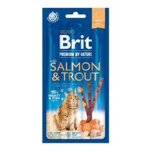Brit Premium Cat by Nature Sticks Salmon & Trout(3pcs)