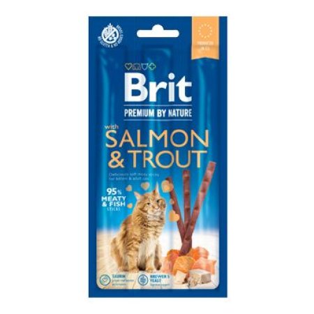 Brit Premium Cat by Nature Sticks Salmon & Trout(3pcs)