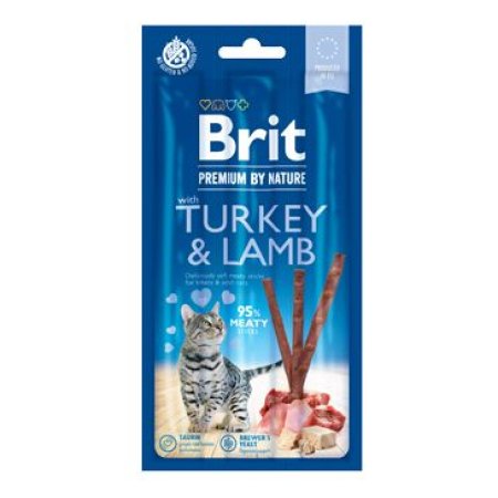 Brit Premium Cat by Nature Sticks Turkey & Lamb(3pcs)