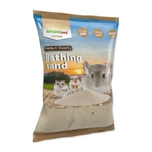 Piesok NATURE LAND kúpacie pre činčily 3,3kg