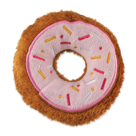 Hračka DOG FANTASY donut ružový 12,5 cm