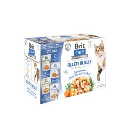 Brit Care Cat Fillets in Jelly Flavour box 12x85g