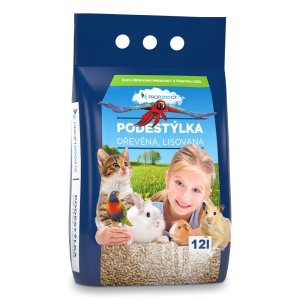 ECO PACK PROFIZOO Podstielka drevená lisovaná 12l 10 ks