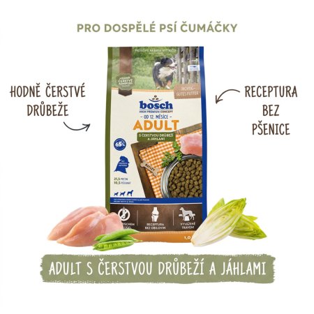 Bosch Adult Poultry & Millet 15 kg (EXPIRÁCIA 24/10/2026)