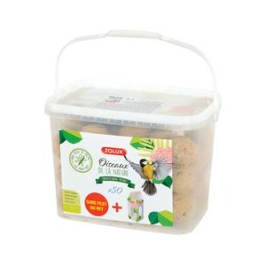 Lojová guľa so semienkami 90g vedierko 50ks Zolux