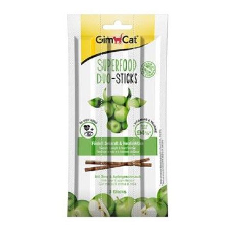 Gimcat Superfood Duo-sticks hovädzie a jablko 3ks