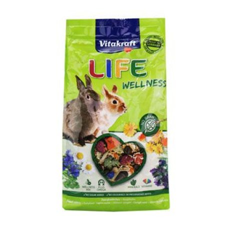 Vitakraft Rodent Rabbit kŕm. Life Wellnes 600g