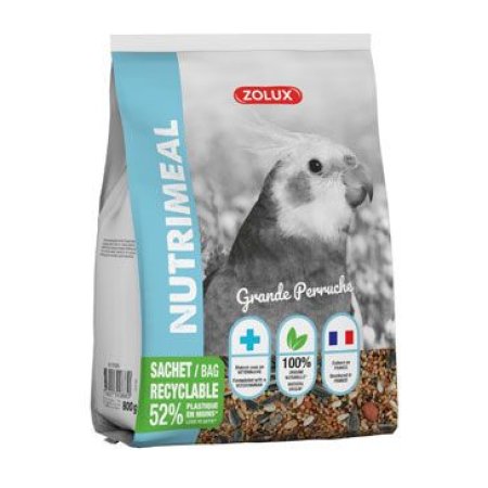 Krmivo pre stredné papoušky NUTRIMEAL 800g Zolux