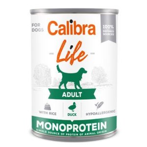 Calibra Dog Life konz.Adult Duck with rice 400g