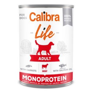 Calibra Dog Life konz.Adult Beef with carrots 400g