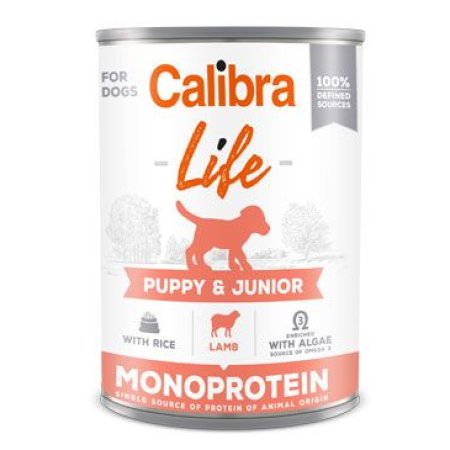 Calibra Dog Life konz.Puppy&Junior Lamb&rice 400g