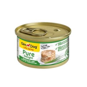Gimdog Pure delight konz. kurá s jahňacím 85g