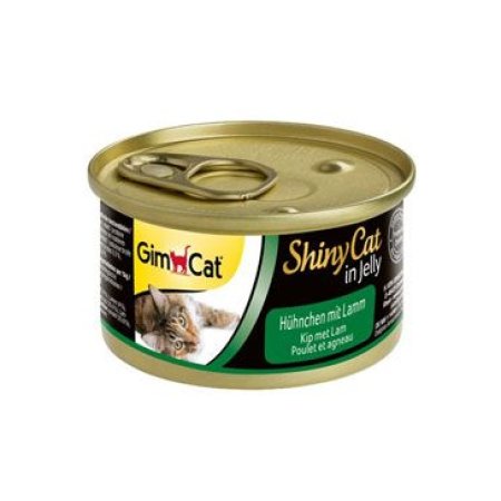 Gimpet mačka konz. ShinyCat kurá s jahňacím 70g