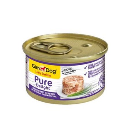 Gimdog Pure delight konz. kurá s tuniakom 85g