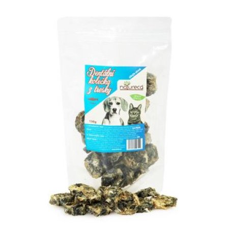 NATURECA pochúťka Dentálne kolieska z tresky 70g