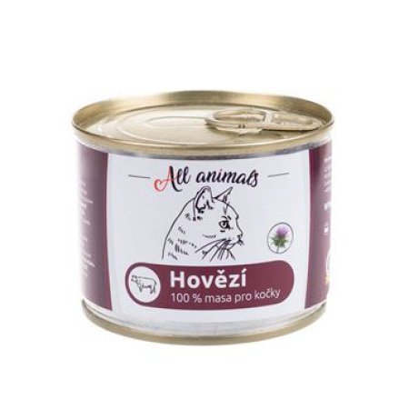 All Animals CAT hovädzie mleté 200g