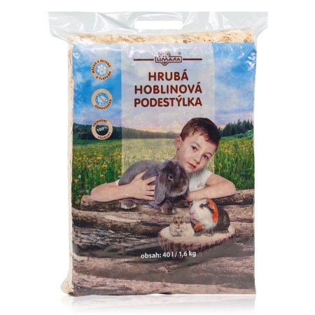 LIMARA Hrubá hoblinová podstielka 40 l / 1,6 kg