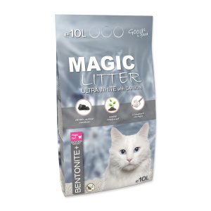 Mačkolit MAGIC LITTER Bentonite Ultra White with Carbon 10 l/ 9kg