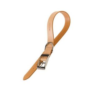 Obojok kožený NATURAL C 27cm x 10mm, hnedý FP 1ks
