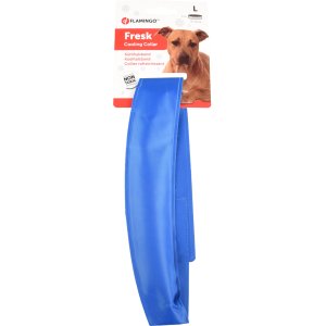 Flamingo Chladiaci obojok pre psov modrý L 49-56cm