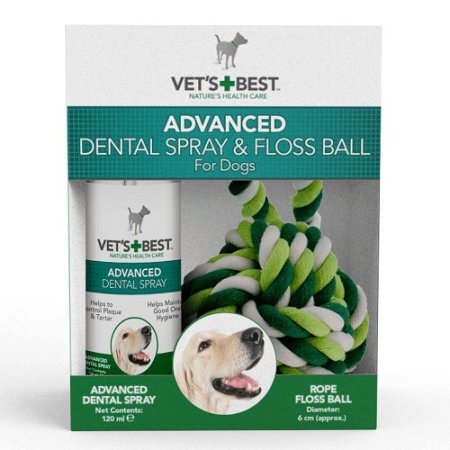 Dentálny sprej + lano pre psov, VET’S BEST