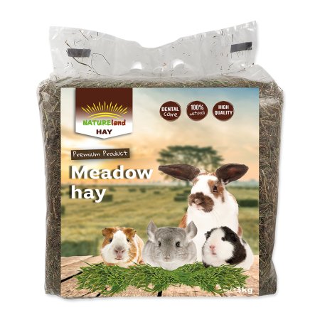 Seno NATURE LAND Meadow Hay z horských lúk 3 kg