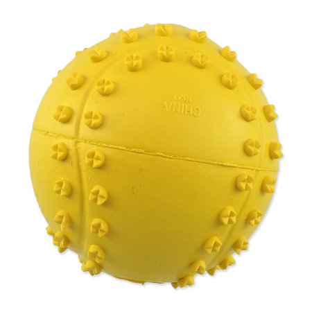 Loptička DOG FANTASY tenis s bodlinami pískací mix farieb 6cm