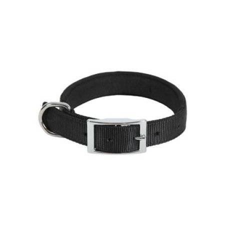 Obojok pes SOFT NYLON čierny 25mm/65cm Zolux