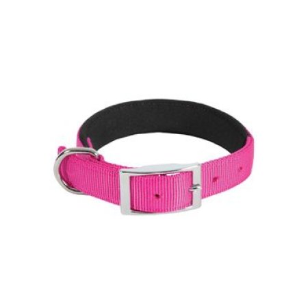 Obojok pes SOFT NYLON ružový 25mm/60cm Zolux