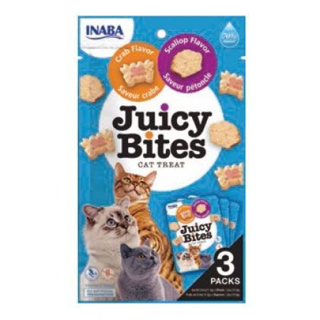 Chúru Cat Juicy Bites Scallop&Crab Flavor 3x11,3g