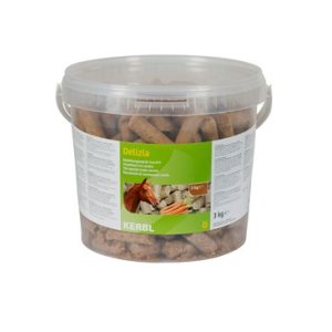 Pochúťka pre kone DELIZIA mrkva 3kg vedierko