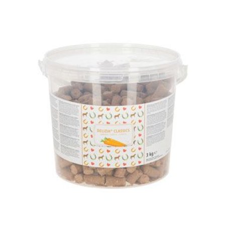 Pochúťka pre kone DELIZIA mrkva 3kg vedierko