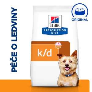 Hill’s Prescription Diet k/d Starostlivosť o obličky granule pre psov 4 kg