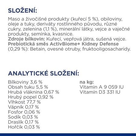 Hill’s Prescription Diet k/d Starostlivosť o obličky konzerva pre psov 354 g