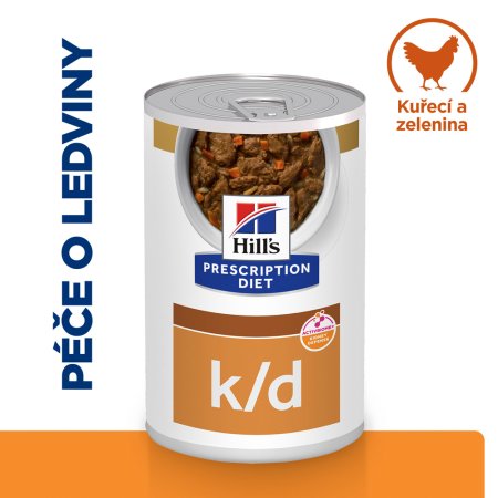 Hill’s Prescription Diet Canine Stew k/d kurá a zelenina 354 g