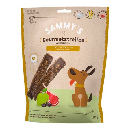 Bosch Sammy’s Gourmet Stripes with Lamb & Chicken 180 g